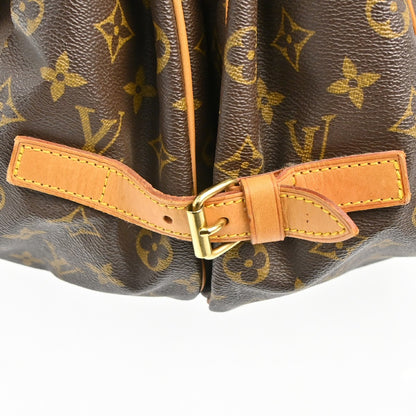 Louis Vuitton Saumur Monogram, Brown, Canvas, Shoulder Bag