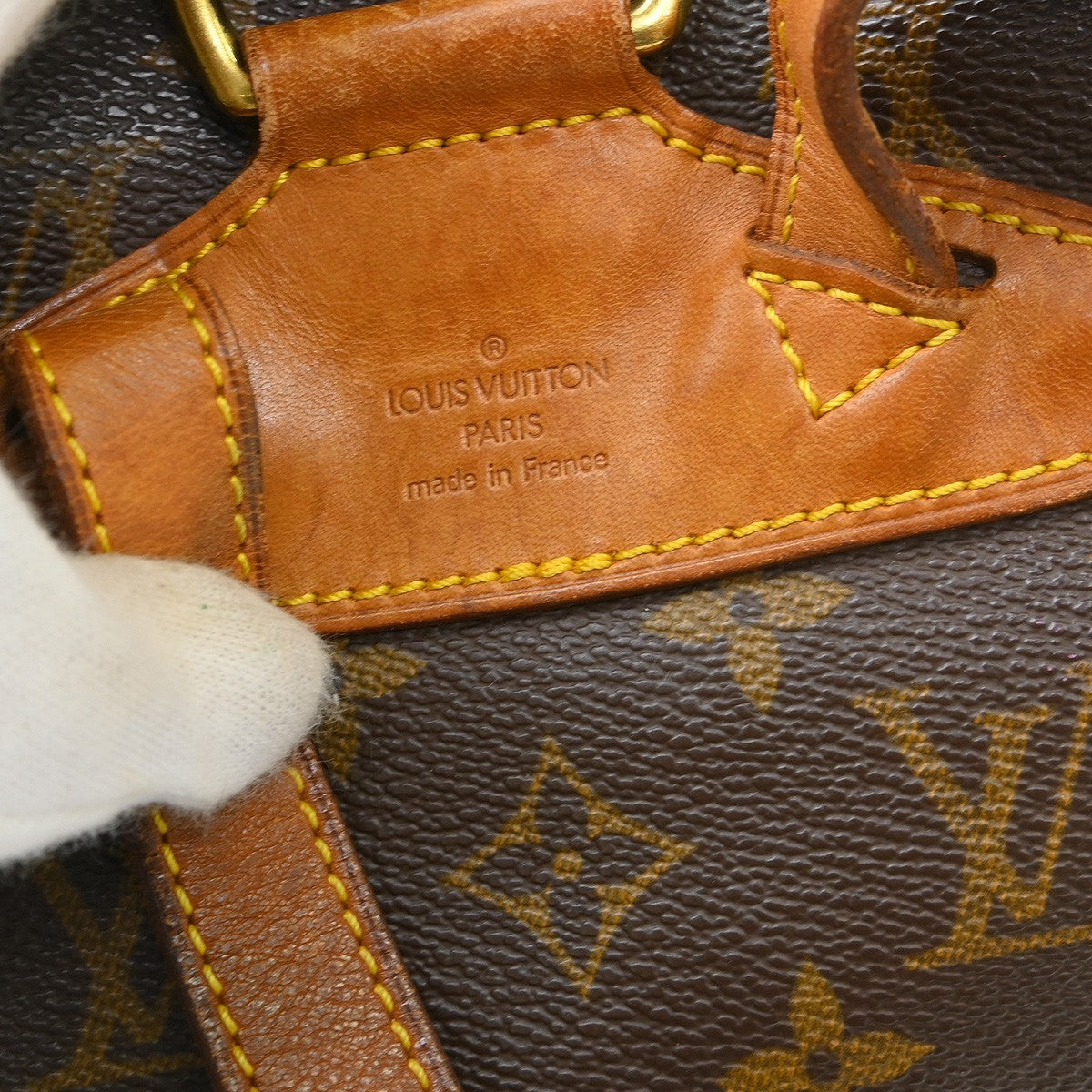 Louis Vuitton Vintage Montsouris Monogram Canvas, Brown, Canvas, Backpack