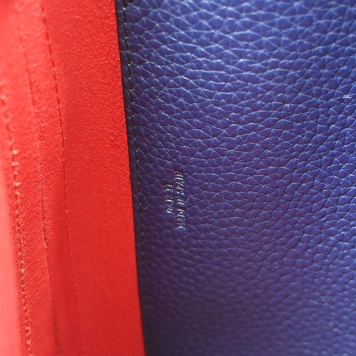 Loewe Anagram Leather, Blue, Leather, Shoulder Bag