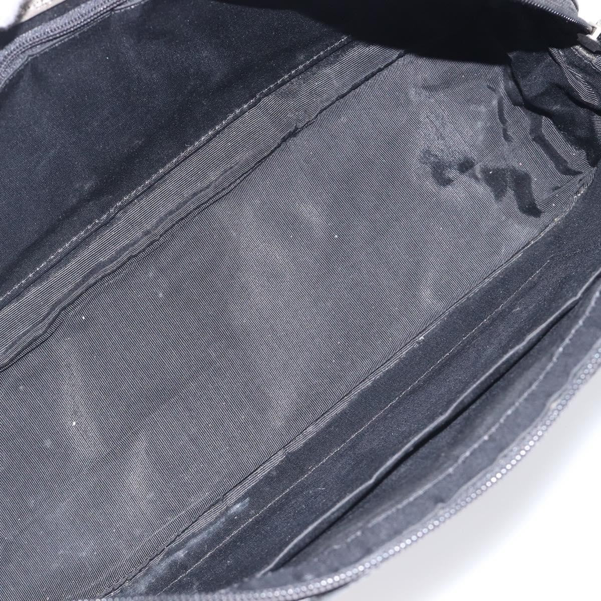 Burberry Nova Check Leather and Nylon, Black, Leather, Handbag