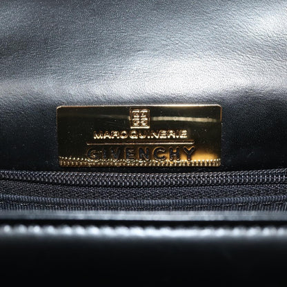 Givenchy Vintage 4G Leather, Black, Leather, Handbag