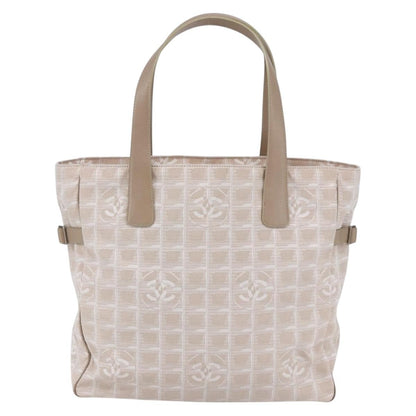 Chanel Travel Line Tote Nylon, Pink, Canvas, Tote bag