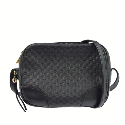 Gucci Bree Disco Microguccissima Leather, Black, Leather, Crossbody Bag