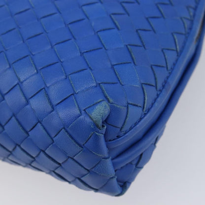 Bottega Veneta Nodini Intrecciato Nappa, Blue, Leather, Shoulder Bag