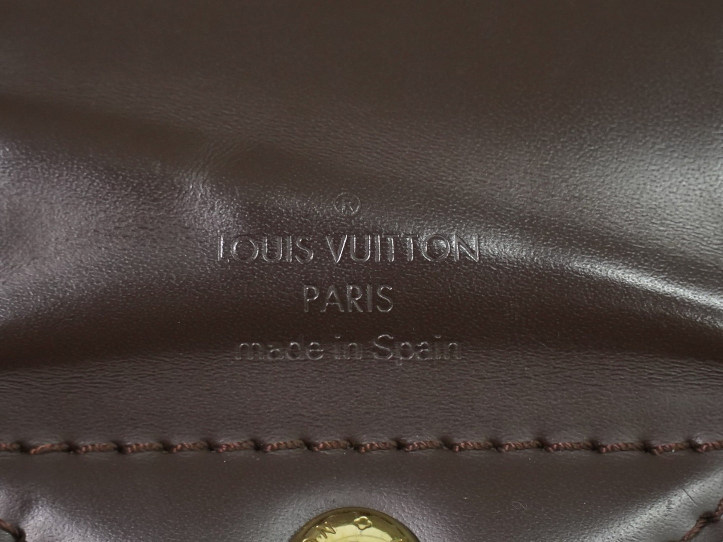 Louis Vuitton Sistina Damier Ebene, Brown, Canvas, Shoulder Bag