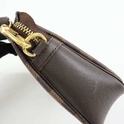 Louis Vuitton Trousse Make Up Damier, Brown, Canvas, Clutch