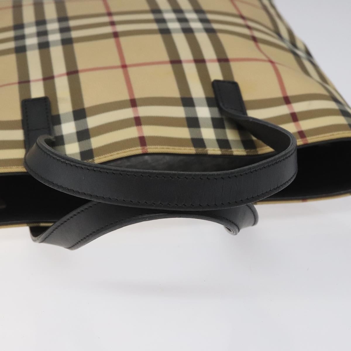 Burberry Nova Check Tote canvas check pattern, Beige, Canvas, Tote Bag
