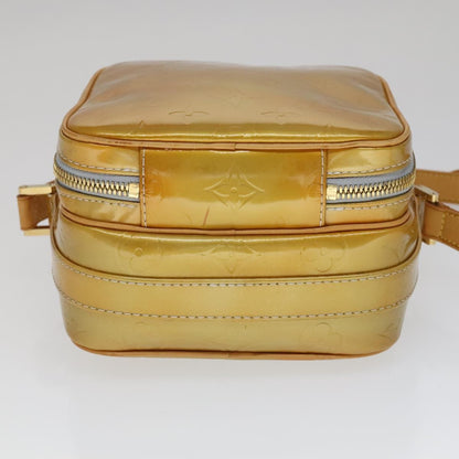 Louis Vuitton Wooster Monogram Vernis, Yellow, Patent Leather, Handbag