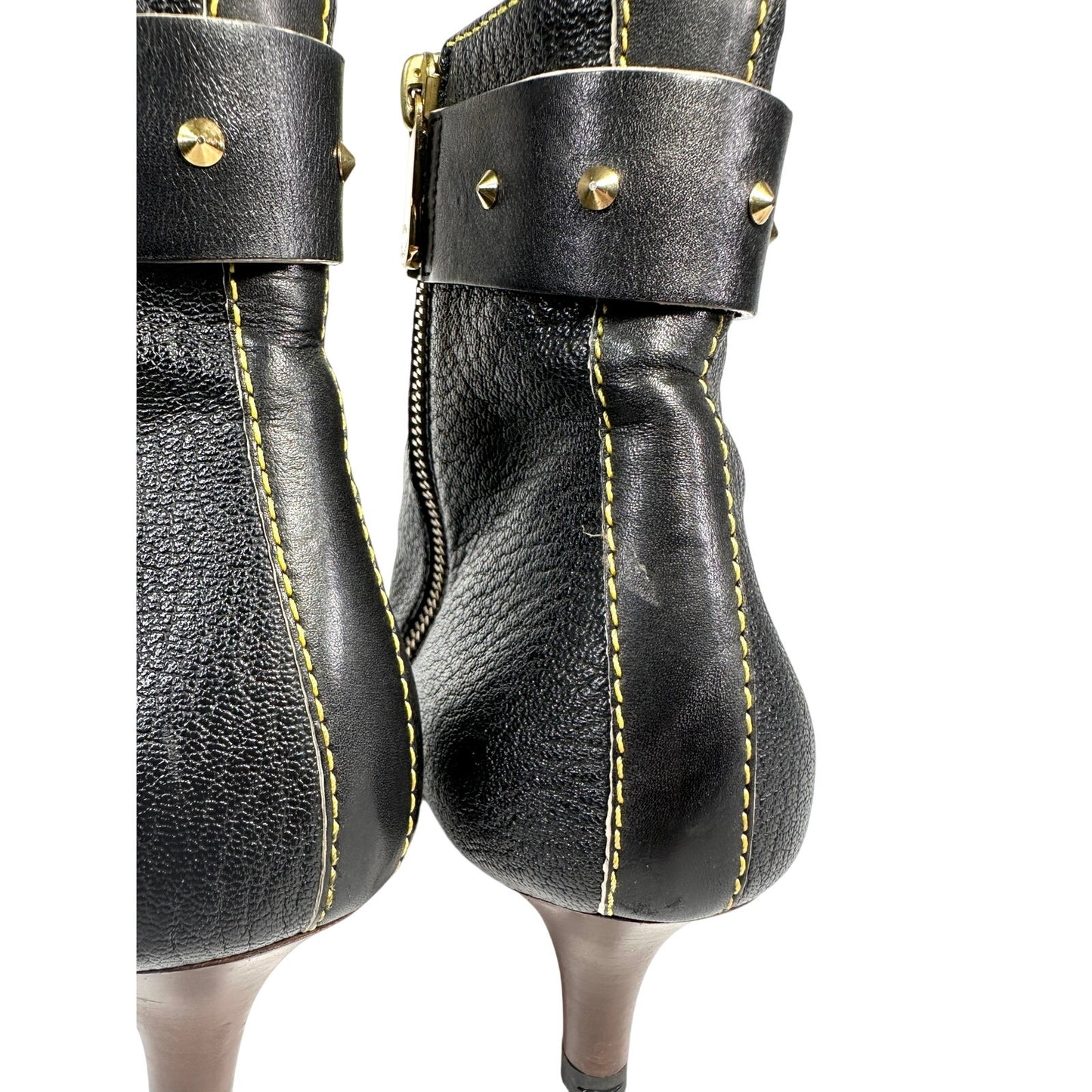 LOUIS VUITTON Suhali Stud Ankle Boots