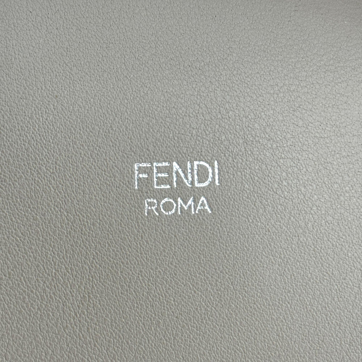 Fendi By The Way Satchel Calfskin, Beige, Leather, Handbag