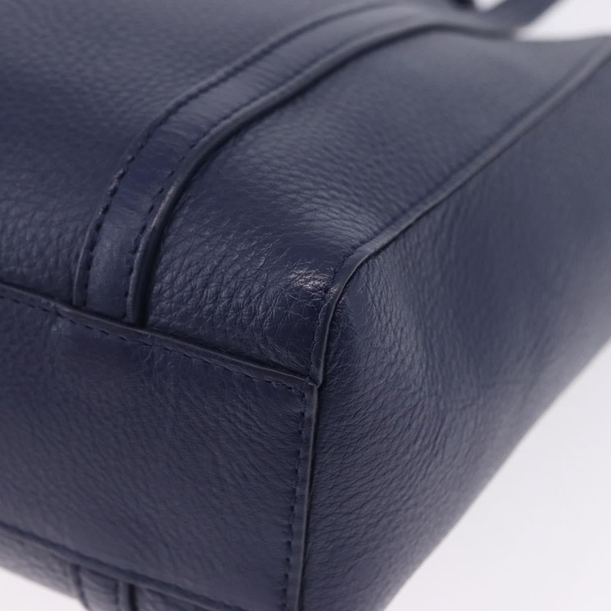 Balenciaga Everyday Tote Leather, Navy, Leather, Tote Bag