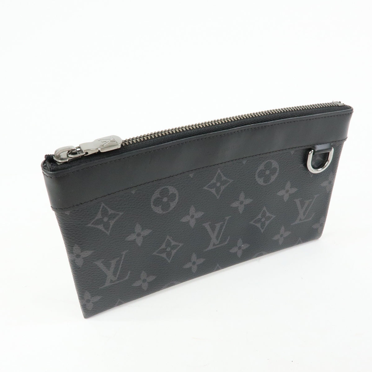 Louis Vuitton Discovery Pochette Monogram Eclipse Canvas, Black, Canvas, Clutch