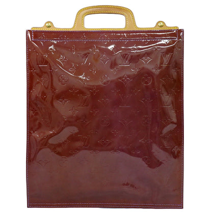 Louis Vuitton Stanton Monogram Vernis, Purple, Leather, Tote Bag