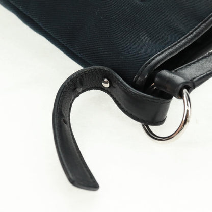 Saint Laurent Vintage Canvas, Black, Canvas, Handbag