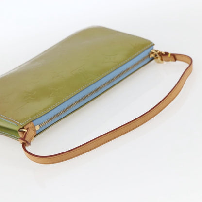 Louis Vuitton Lexington Pochette Monogram Vernis, Green, Patent Leather, Clutch