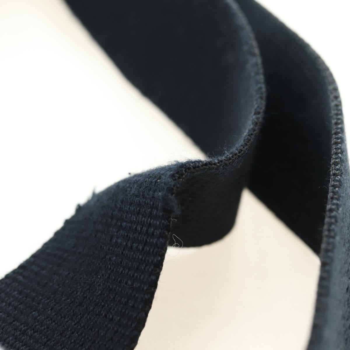 Christian Dior Vintage Street Chic Belt Diorissimo Canvas, Black, Canvas, Handbag