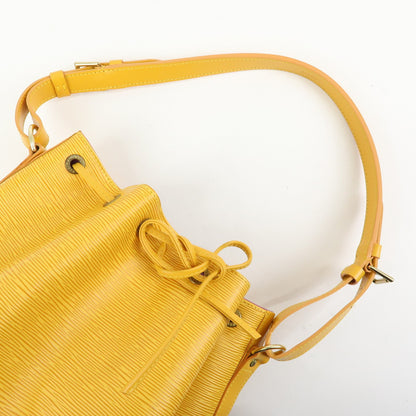 Louis Vuitton Noe Epi Leather, Yellow, Leather, Shoulder Bag