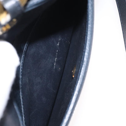 Christian Dior Vintage Leather, Navy, Leather, Shoulder Bag