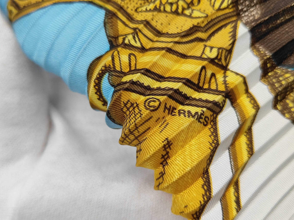 Hermes Paperoles Silk, Multicolour, Silk, Scarf