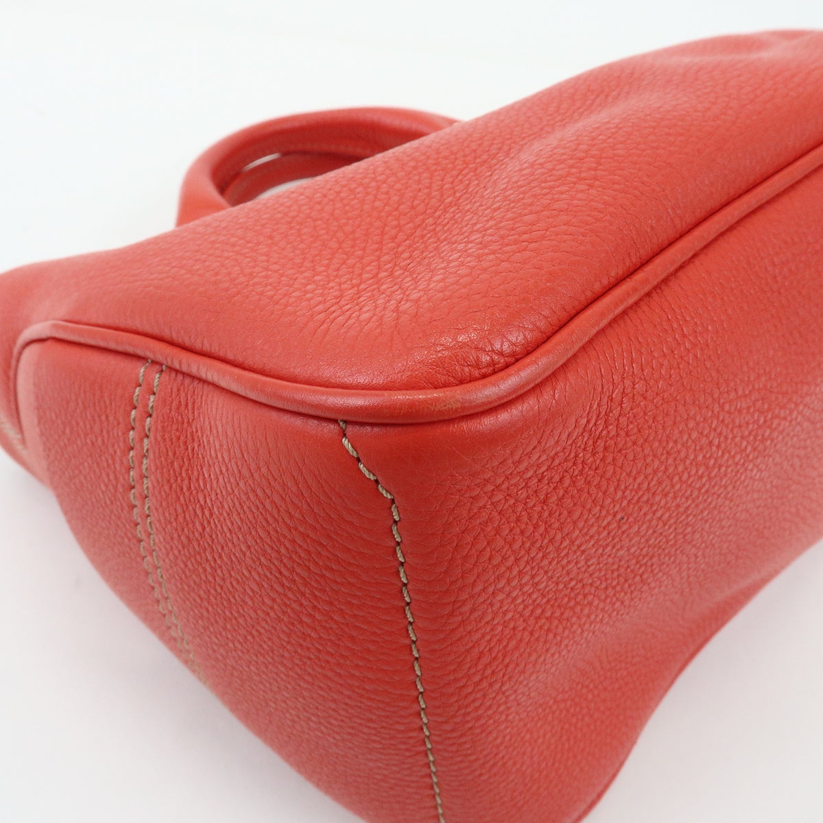 Celine Boogie Calfskin, Red, Leather, Handbag