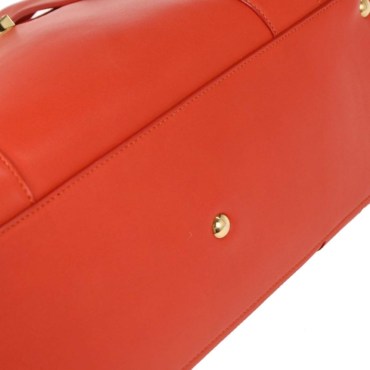 Salvatore Ferragamo Sookie Satchel Leather, Red, Leather, Handbag