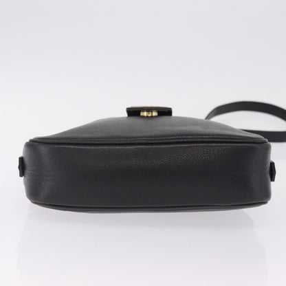 Saint Laurent Vintage Shoulder bag Leather, Black, Leather, Shoulder Bag