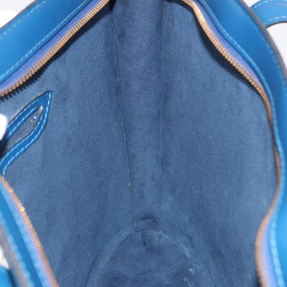 Louis Vuitton Saint Jacques Epi Leather, Blue, Leather, Handbag