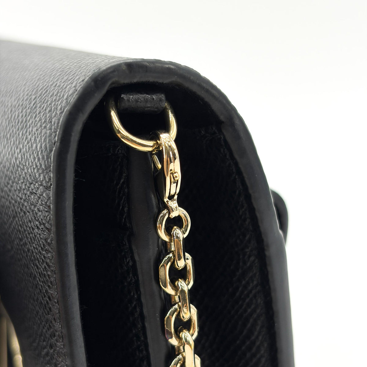 Christian Dior 30 Montaigne 2-in-1 Leather, Black, Calfskin, Clutch