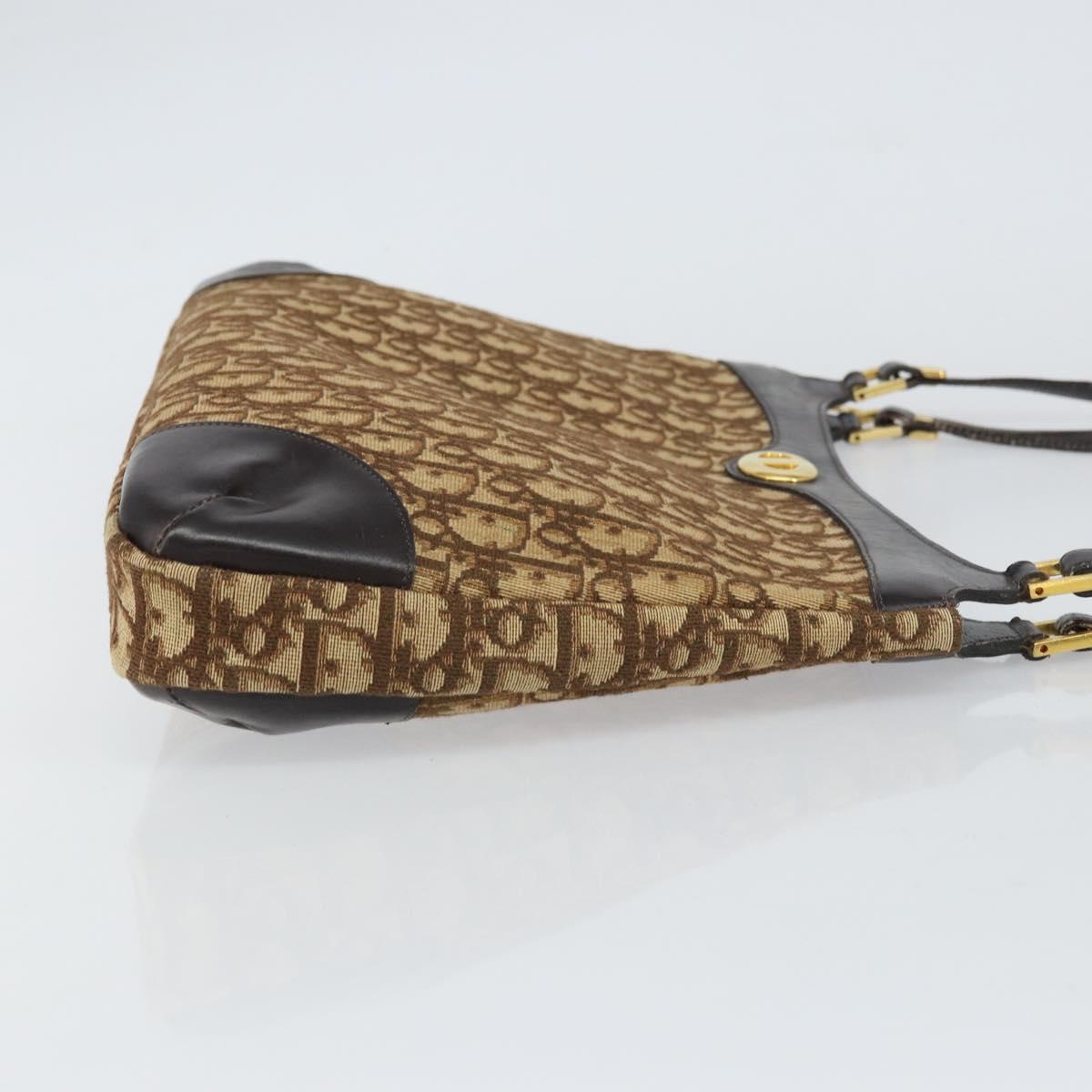 Christian Dior Trotter shoulder bag Canvas, BROWN, CANVAS, Shoulder bag