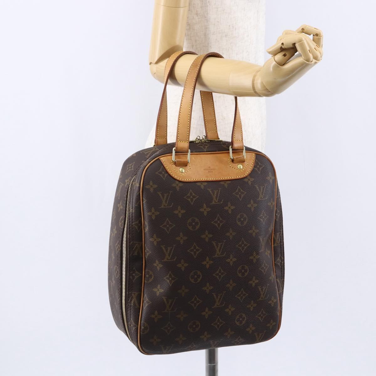 Louis Vuitton Excursion Handbag Monogram Canvas, BROWN, CANVAS, Handbag