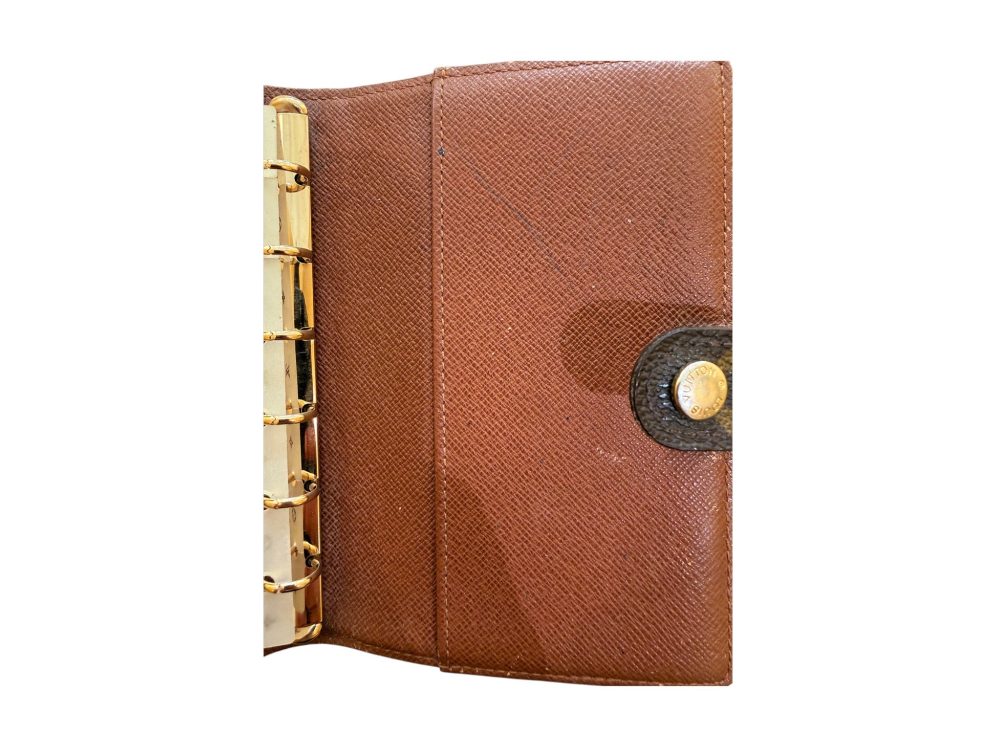 Louis Vuitton Agenda Cover Monogram Canvas, Brown, Canvas, Wallet