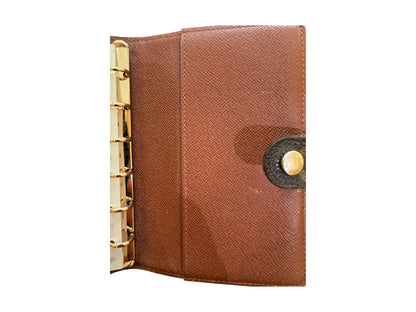Louis Vuitton Agenda Cover Monogram Canvas, Brown, Canvas, Wallet