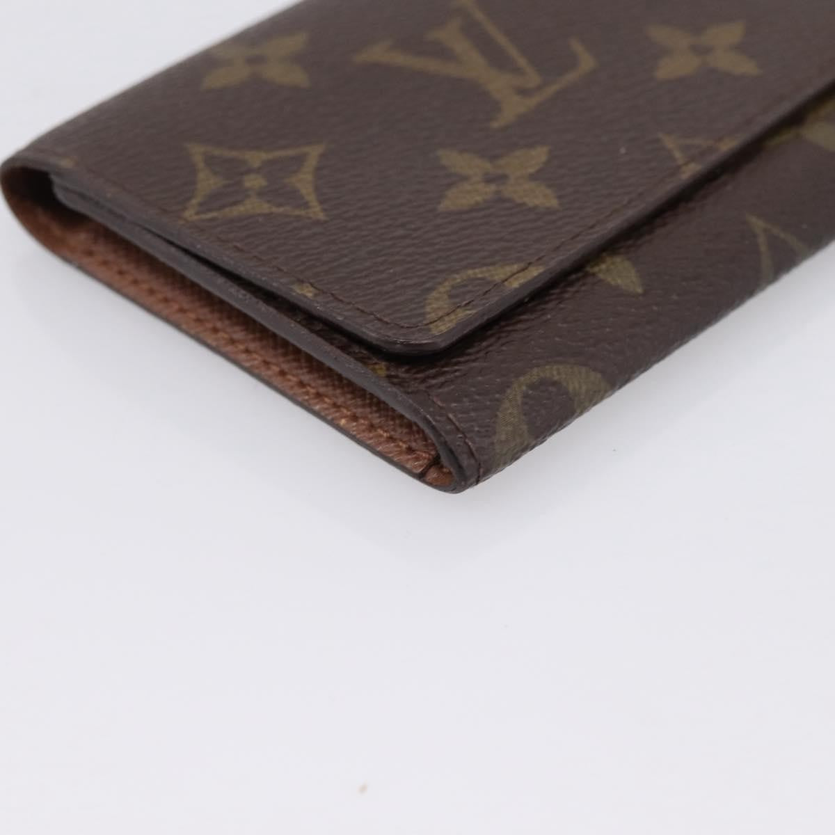 Louis Vuitton Bifold Card Case Canvas, Brown, Canvas, Clutch