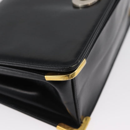 Christian Dior CD Shoulder bag Leather, Black, Calfskin, Shoulder Bag