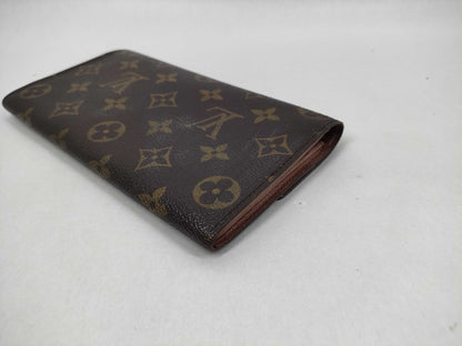 Louis Vuitton Sarah Monogram Canvas, Brown, Canvas, Clutch