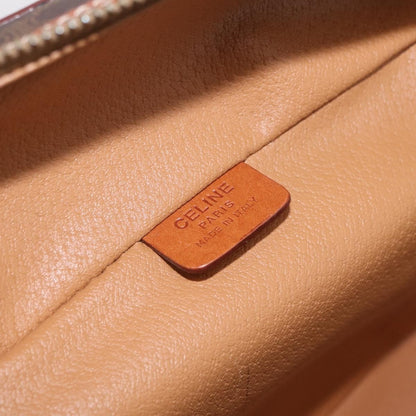 Celine Macadam Vanity Canvas, Brown, Canvas, Clutch