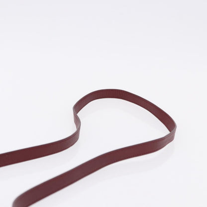 Salvatore Ferragamo Aileen Leather, Burgundy, Leather, Shoulder Bag
