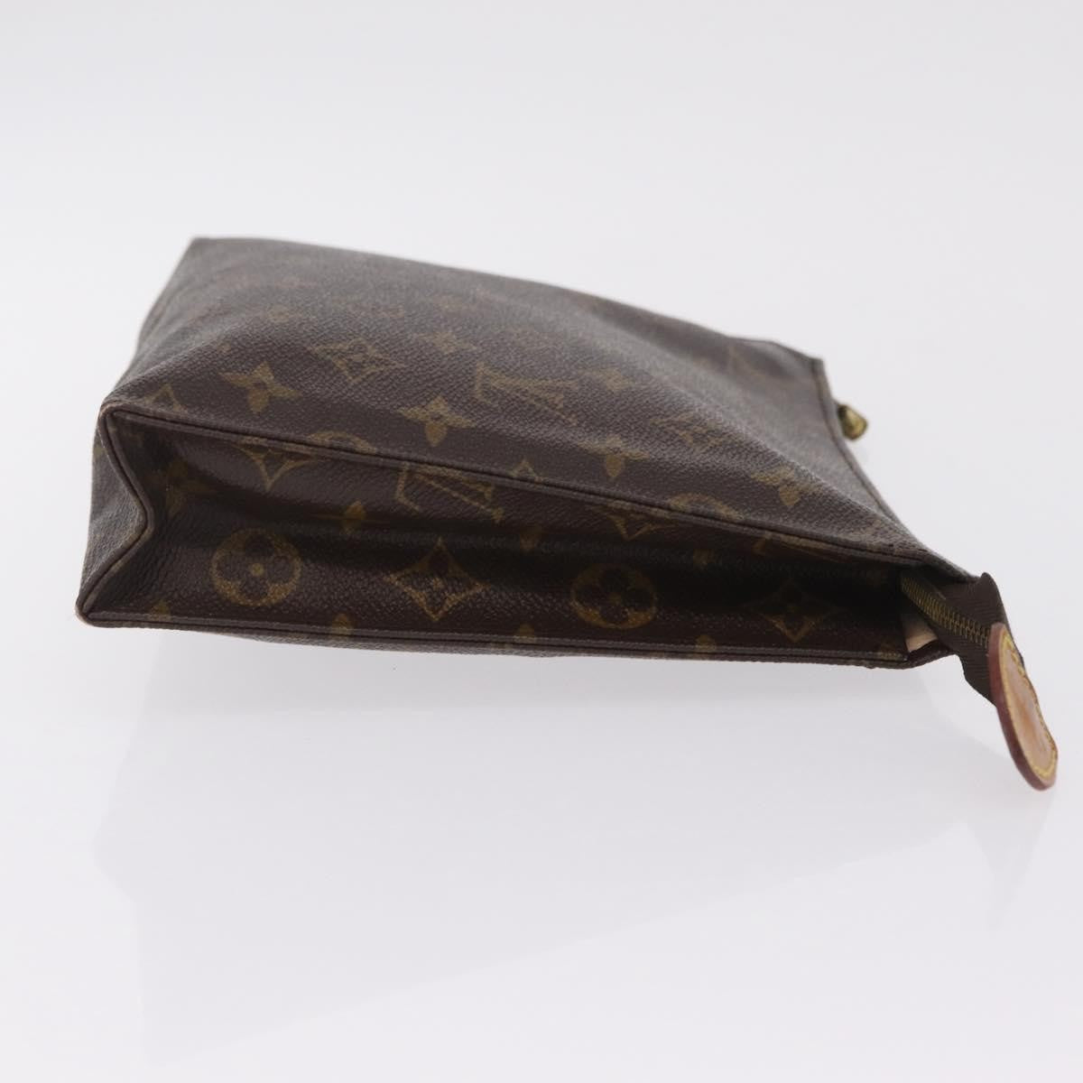 Louis Vuitton Toiletry Pouch Monogram Canvas, Brown, Canvas, Clutch