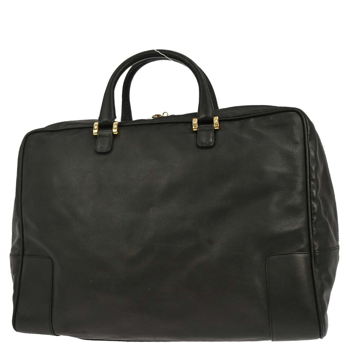Loewe Amazona Leather, Black, Leather, Travel Bag