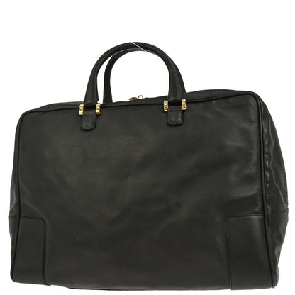 Loewe Amazona Leather, Black, Leather, Travel Bag