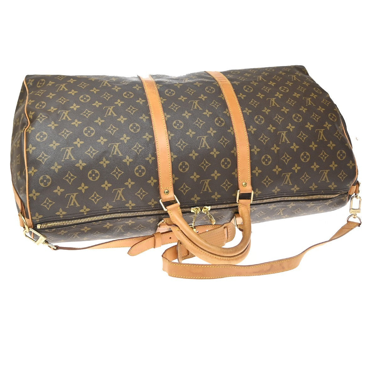 Louis Vuitton Keepall Bandouliere Monogram Canvas, Brown, Canvas, Travel Bag