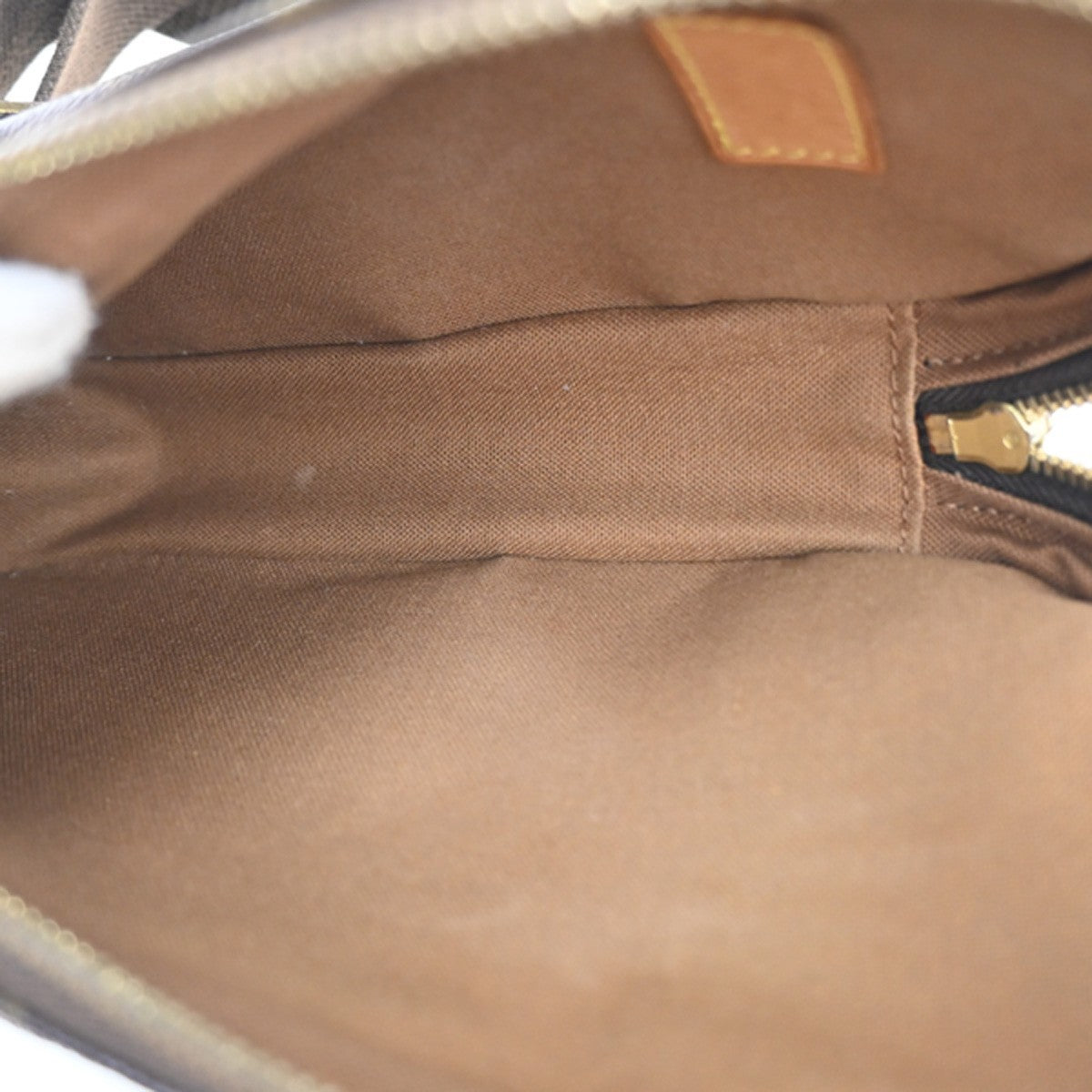 Louis Vuitton Pochette Gange Monogram Canvas, Brown, Canvas, Clutch