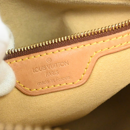 Louis Vuitton Looping Monogram Canvas, Brown, Canvas, Handbag