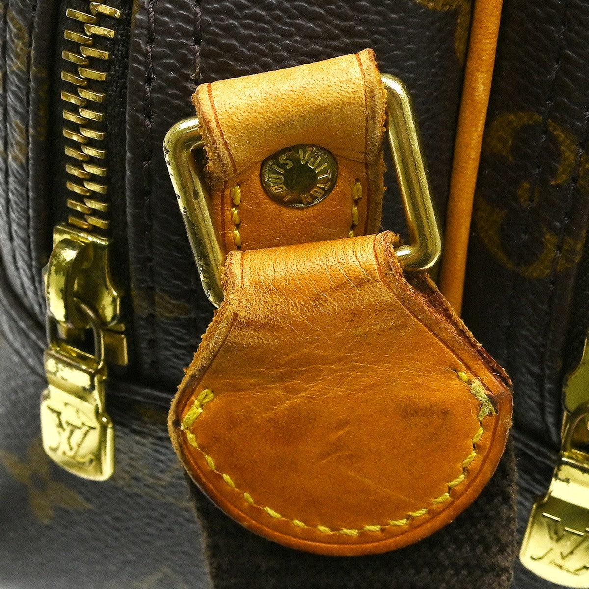 Louis Vuitton Reporter Monogram, Brown, Canvas, Shoulder Bag