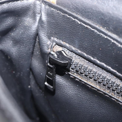 Celine Flap Shoulder Leather, Black, Leather, Shoulder Bag