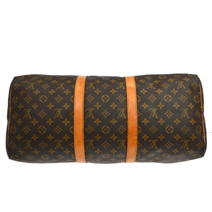 Louis Vuitton Keepall Monogram Canvas, Brown, Canvas, Travel Bag