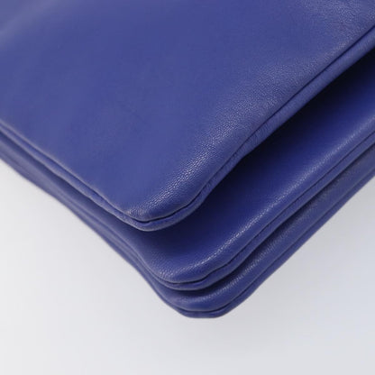 Celine Trio Leather, Blue, Leather, Shoulder Bag