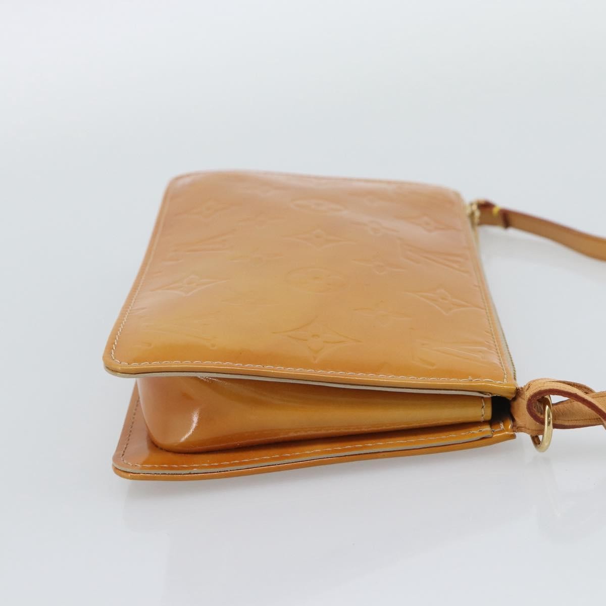 Louis Vuitton Lexington Pochette Patent Leather, Beige, Patent Leather, Clutch