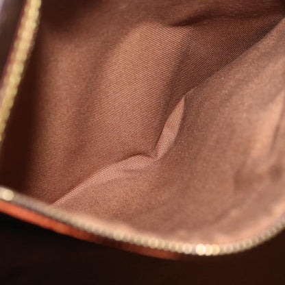 Louis Vuitton Shopping Sac Monogram Canvas, Brown, Canvas, Handbag