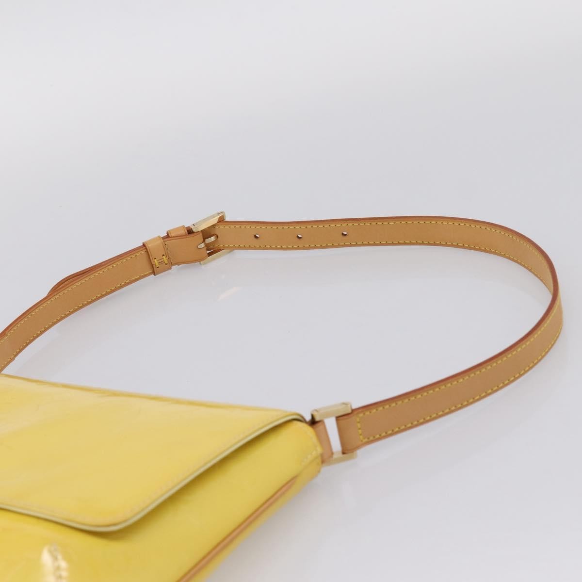 Louis Vuitton Thompson Street Monogram Vernis, Yellow, Patent Leather, Shoulder Bag